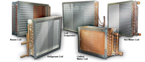 types of heat exchanger coils